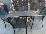 Tuinset Royal Garden, Tuin en Terras, Tuinsets en Loungesets, 4 zitplaatsen, Aluminium, Ophalen of Verzenden, Zo goed als nieuw