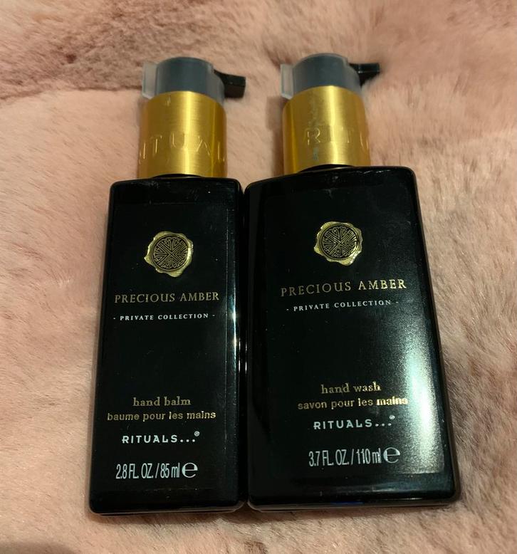 Rituals Precious Amber mini handzeep & balm set, Sieraden, Tassen en Uiterlijk, Uiterlijk | Lichaamsverzorging, Nieuw, Bad & Douche
