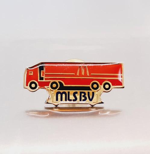 MLS BV ( mac donalds transport ) Pin / Speldje, Verzamelen, Speldjes, Pins en Buttons, Nieuw, Speldje of Pin, Transport, Ophalen of Verzenden