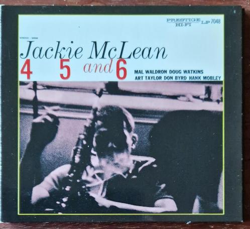 Jackie McLean – 4, 5 and 6, Cd's en Dvd's, Cd's | Jazz en Blues, Zo goed als nieuw, Jazz, 1940 tot 1960, Ophalen of Verzenden