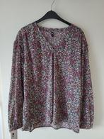 Nieuwe blouse, bloemmotief, Hema, Maat L, Kleding | Dames, Blouses en Tunieken, Maat 42/44 (L), Nieuw, Ophalen of Verzenden, Grijs