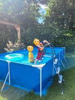 Intex zwembad met zandfilterpomp en trap, Tuin en Terras, Ophalen, Gebruikt, 200 tot 300 cm, 80 tot 120 cm