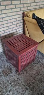 2 Bijzettafeltjes met opbergmogelijkheid, Minder dan 55 cm, Gebruikt, Rond, Ophalen