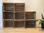8x Fruitkist | Krat | Kast | Boeken | Hout, Ophalen, Minder dan 50 cm, Gebruikt, 50 tot 100 cm