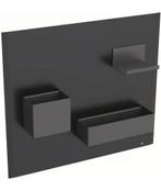 Geberit Acanto magneetwand met accessoires - Zwart/Lava, Minder dan 50 cm, Overige typen, Nieuw, Ophalen of Verzenden