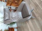 Leolux Caruzzo inclusief hoofdkussen, Huis en Inrichting, Fauteuils, Ophalen, Minder dan 75 cm, Leer, Zo goed als nieuw