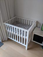 Witte baby box, Ophalen, Gebruikt, Rechthoekig, In hoogte verstelbaar