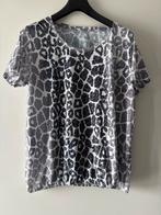 Leuk shirt in zwart/wit/grijs, Zwart, Maat 42/44 (L), Ophalen of Verzenden, Korte mouw