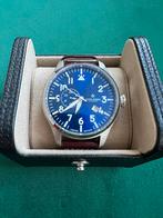 Alpha Sierra AM2, Sieraden, Tassen en Uiterlijk, Horloges | Heren, Overige merken, Overige materialen, Leer, Polshorloge