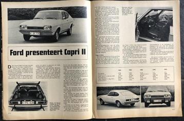 Ford Capri 2 ( 1,6 2,3 2,8 2300 ) testen in Autovisie e.a. beschikbaar voor biedingen