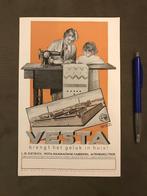 Oude Reclame Folder Vesta Trap Naaimachines jaren 20 - 30, Ophalen of Verzenden, Zo goed als nieuw, Folder
