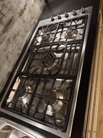 Smeg 5-pits gaskookplaat - Zelf demonteren!, Witgoed en Apparatuur, Kookplaten, Ophalen, Gebruikt, Inbouw, Gas