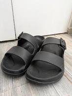 Zwarte Sandalen Maat 40, Slippers, Zwart, Ophalen of Verzenden, Zo goed als nieuw