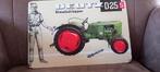 Blikken Bord Deutz D25S - 20x30 cm, Verzamelen, Merken en Reclamevoorwerpen, Ophalen of Verzenden