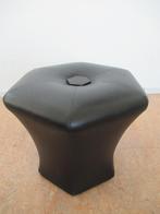 vintage zwarte poef, Ophalen, Minder dan 50 cm, Gebruikt, Vintage