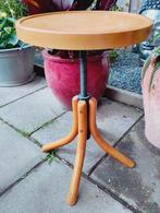 Vintage verstelbare houten pianokruk, Huis en Inrichting, Krukjes, Ophalen of Verzenden, In hoogte verstelbaar, Zo goed als nieuw