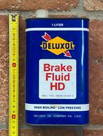 Mooi oud Deluxol remvloeistofblik. 1 liter. Ca. 20x6 cm., Ophalen of Verzenden, Gebruikt, Formule 1