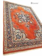 Perzisch tapijt handgeknoopt vloerkleed wol oranje 300x200, 200 cm of meer, 200 cm of meer, Gebruikt, Rechthoekig