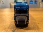 Blauwe Scania R620 V8 Topline, Hobby en Vrije tijd, Modelauto's | 1:50, Ophalen of Verzenden, Zo goed als nieuw, Bus of Vrachtwagen