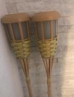 Fakkels buitenverlichting solar energie 4x, Tuin en Terras, Fakkels, Ophalen of Verzenden, Nieuw