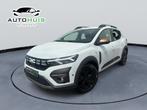 Dacia Sandero 1.0 tce Stepway extreme Automaat Apple carplay, Auto's, Parkeersensor, Stof, Gebruikt, Zwart