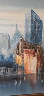 Bonsall schilderij New York skyline, Antiek en Kunst, Kunst | Schilderijen | Modern, Ophalen of Verzenden