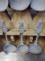 lepelrek met 6 tinnen lepels, Ophalen of Verzenden