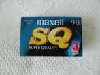 1 x 3 pack Maxell Super Quality 90 minuten Position High, 2 t/m 25 bandjes, Ophalen of Verzenden, Met bewaardoos, rek of koffer