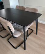 Lisabo Eettafel Zwart, Huis en Inrichting, Tafels | Eettafels, Ophalen, Rechthoekig, 50 tot 100 cm