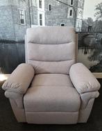 Heerlijke relaxstoel - Fauteuil - Grijs - Kantelbaar -, Ophalen, Zo goed als nieuw, Stof, 75 tot 100 cm
