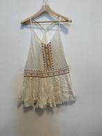 Ibzmode Boho Geborduurde Mini Jurk (Maat S/M), Ibzmode, Wit, Ophalen of Verzenden, Zo goed als nieuw
