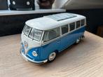 VW Bus van Welly 1:18., Hobby en Vrije tijd, Ophalen of Verzenden, Zo goed als nieuw, Welly