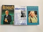3 biografieën , Heineken Albert Heijn, Einstein., Boeken, Ophalen of Verzenden, Zo goed als nieuw, Overige