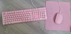 BEDRAAD Roze Toetsenbord (3 in 1 set), Overige merken, Ergonomisch, Nieuw, Ophalen of Verzenden