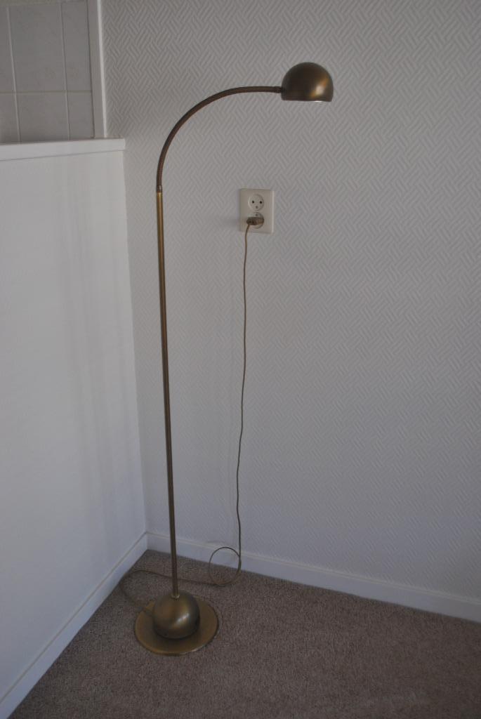 Vloerlamp, Leeslamp, klassiek, Huis en Inrichting, Lampen | Vloerlampen, Gebruikt, 100 tot 150 cm, Ophalen