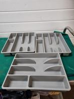 bestekbakken grijs drie stuks , ikea, Ophalen of Verzenden, 'T Olde Gre-j, Info@toldegrej.nl, Endepoelstraat 20f Didam