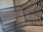 4 bamboe rotan stoelen kwantum, Huis en Inrichting, Stoelen, Ophalen, Zwart, Riet of Rotan, Zo goed als nieuw