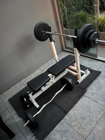 Universele Bankdruk set compleet | Voor thuis fitness beschikbaar voor biedingen