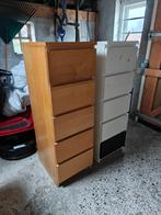 2 Ikea Malm ladekasten in gebruikte staat, Huis en Inrichting, Kasten | Ladekasten, Ophalen, Minder dan 50 cm, Gebruikt, 5 laden of meer