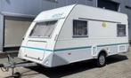 Caravan Eifelland Holiday 460 TU, Caravans en Kamperen, Caravans, 750 - 1000 kg, Particulier, Tot en met 4, Treinzit