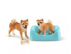 Schleich // 42479 // Honden // Shiba Inu Moeder en Welp, Verzamelen, Ophalen of Verzenden, Zo goed als nieuw, Hond of Kat, Beeldje of Figuurtje
