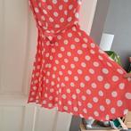 Wallis jurk met stippen zoet roze met wit + ceintuur S 49050, Wallis, ., Wallis, Ophalen of Verzenden