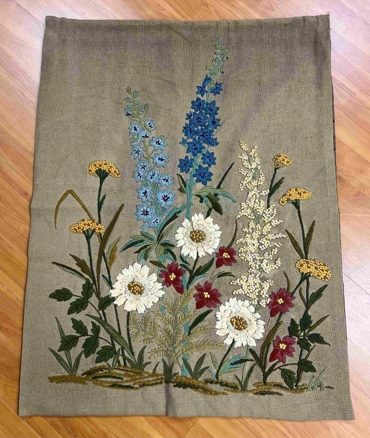 Wandkleed bloemmotief 101/77, Huis en Inrichting, Woonaccessoires | Wanddecoraties, Gebruikt, Ophalen of Verzenden