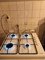 Bosch kookplaat met RVS gasslang en electrische ontsteking, Witgoed en Apparatuur, Kookplaten, Ophalen, 4 kookzones, Zo goed als nieuw