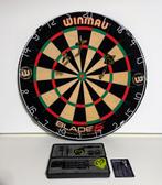 Winmau Blade 5 Dartboard met 2 sets van Gerwen pijlen, Ophalen of Verzenden, Zo goed als nieuw, Dartbord, Soft tip