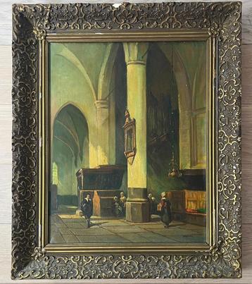 Olieverfschilderij A.J.C. Manuel beschikbaar voor biedingen