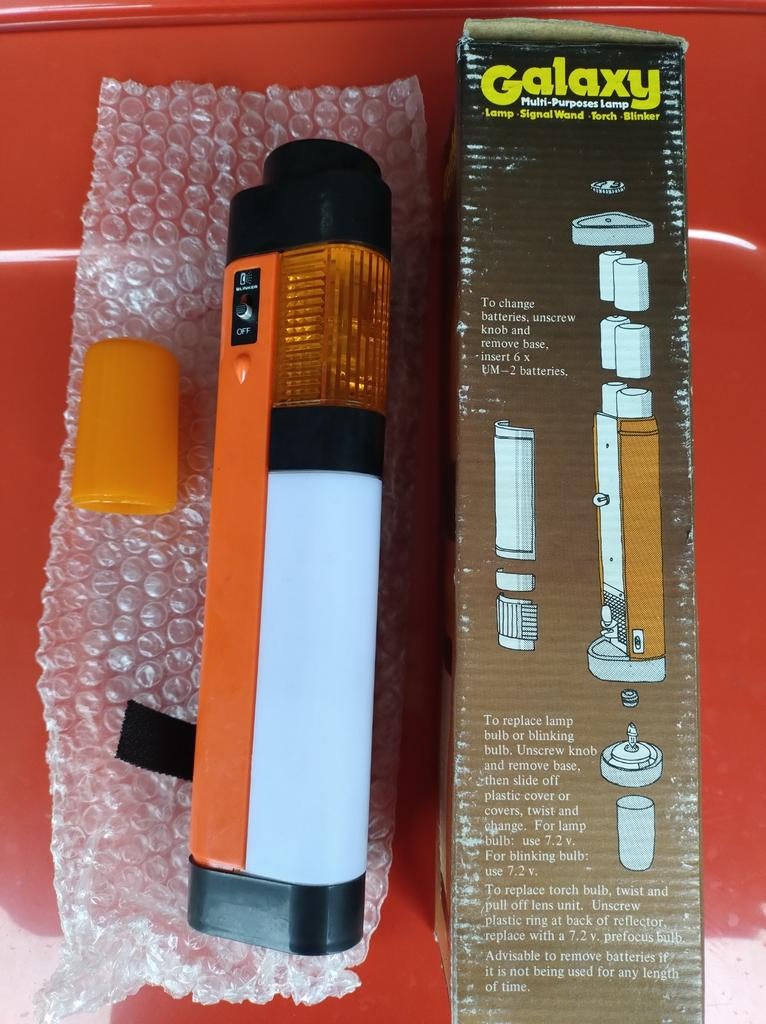 Pech lamp retro, Ophalen