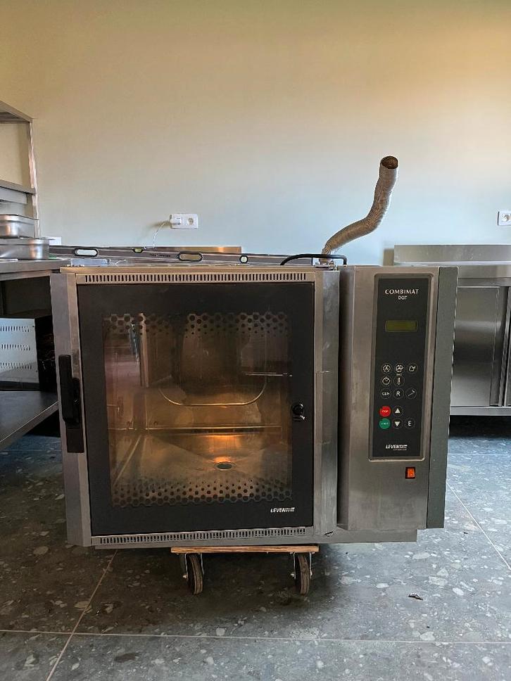 Leventi combimat DGT combisteamer, Witgoed en Apparatuur, Ovens, Gebruikt, Vrijstaand, Oven, 60 cm of meer, 60 cm of meer, Hete lucht
