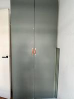 Groene IKEA Pax Kast met Hanggedeelte, Ophalen, Kunststof, Gebruikt, 100 tot 150 cm