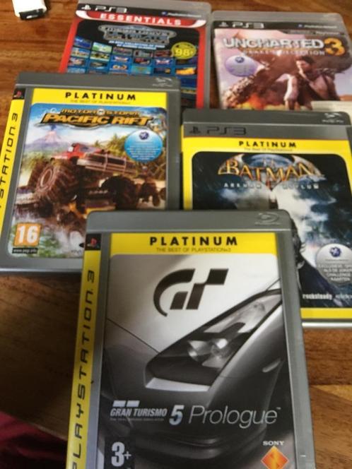 5 PS3 Spellen - Uncharted 3, Batman, Gran Turismo 5 en meer!, Spelcomputers en Games, Games | Sony PlayStation 3, Zo goed als nieuw